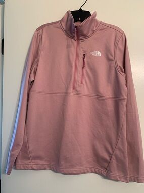 The North Face Pink Quarter-Zip Fleece Pullover